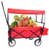 Folding wagon Garden Shopping Beach Cart