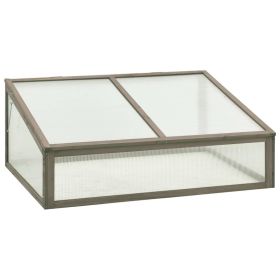 Greenhouse 39.4"x25.6"x15.7" Firwood (Color: green)