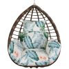 Egg Chair Cushion Hanging Basket Seat Cushion Thicken Soft Egg Swing Chair Pad Hanging Egg Chair Cushion with Headrest