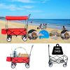 Folding wagon Garden Shopping Beach Cart