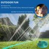 Heavy Duty Sprinkler and Soaker Hose Ground Soaker Garden Hose Savings 70% Water Dripping Water Hose Perfect for Garden Flowers Beds, Green