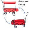 Folding wagon Garden Shopping Beach Cart