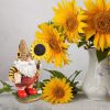 Resin Figurines, Outdoor Spring Decoration, Garden Gnome Sculptures & Statues