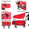 Folding wagon Garden Shopping Beach Cart