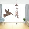 1pc Vintage Metal Butterfly Turtle Iron Owl Animal Wind Chime Home Courtyard Living Room Decoration Copper Outdoor Hanging Ornament