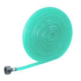 Heavy Duty Sprinkler and Soaker Hose Ground Soaker Garden Hose Savings 70% Water Dripping Water Hose Perfect for Garden Flowers Beds, Green (Length: 50ft)