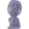 1pc Funny Figure Flower Pot; Resin Flying Kiss Girl Planters Vase Tabletop Decoration; For Indoor Outdoor Garden Home Decor