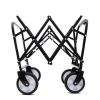 Collapsible Foldable Wagon Cart Beach Wagon Heavy Duty Utility Cart Utility Wagon Grocery Cart for for Camping Shopping Sports Gardeing Fishing Suppor