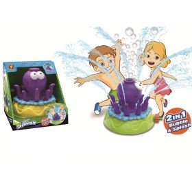 Sprinkler Outdoor Water Spray Toy Garden Water Toys Summer Yard Cartoon Splash Sprinkler Baby Bath Toy For Kids (Option: Octopus Sprinkler)